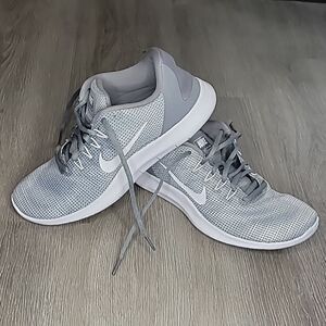 Gray & White Nike Running Sneakers Women's Size 9 1/2